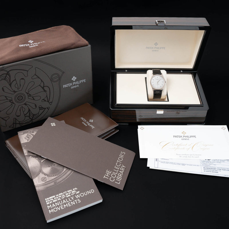 PATEK PHILIPPE CALATRAVA WEIßGOLD - 5196G-001 - 2021 - FULL SET - NEW