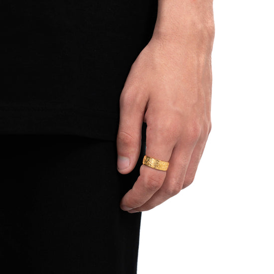ROSEN RING 925 SILBER 18 KARAT VERGOLDET - IDENTIM®