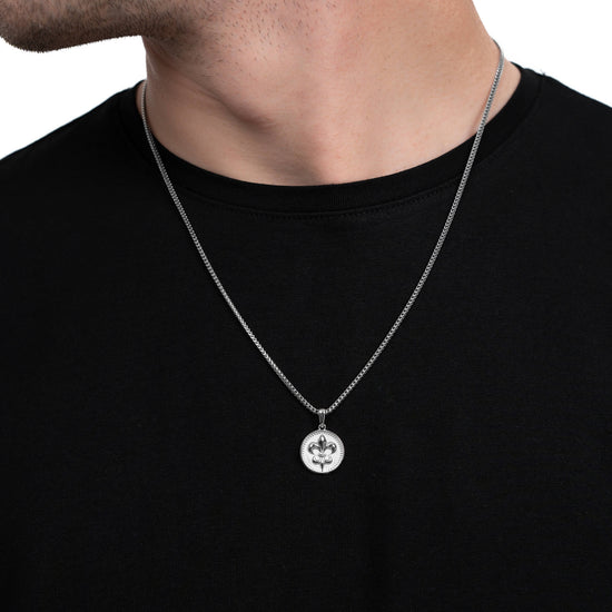 LELIE KETTING 925 ZILVER GERHODINEERD - IDENTIM®