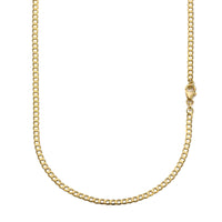 CURB CHAIN GOLD CHAIN 3,20MM 585 GOLD - IDENTIM®