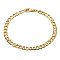 CURB CHAIN BRACELET GOLD BRACELET 5,00MM 333 GOLD - IDENTIM®
