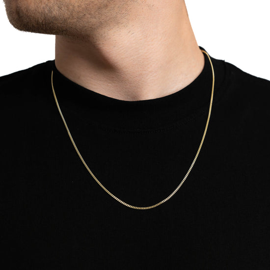 CURB CHAIN GOLD CHAIN 1,80MM 333 GOLD - IDENTIM®