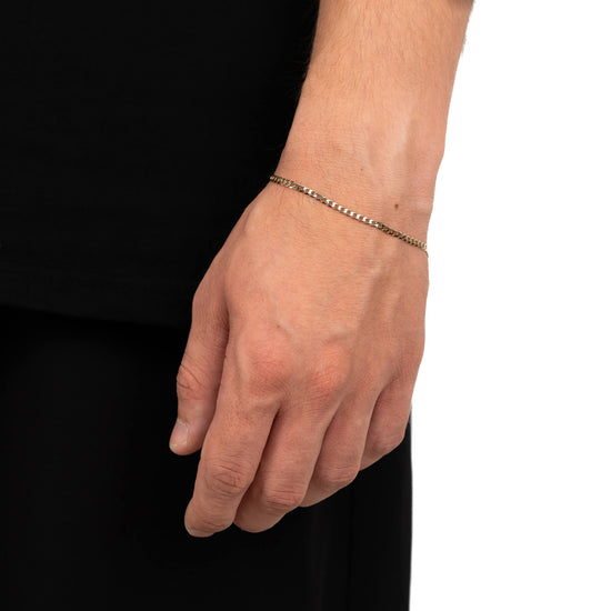 PANZER BRACELET GOLD BRACELET 2,60MM 333 GOLD - IDENTIM®