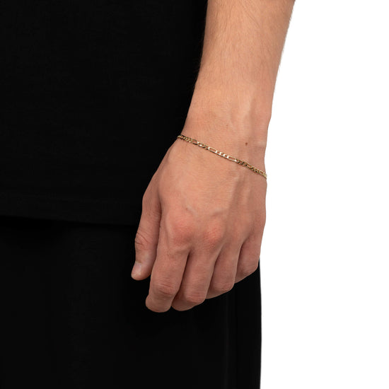 FIGARO BRACELET GOLD BRACELET 3,20MM 585 GOLD - IDENTIM®