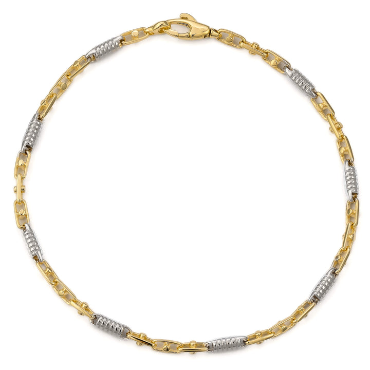 ZŁOTA BRANSOLETKA MONTE CARLO 2.50MM 585 BIAŁE ZŁOTO - IDENTIM®