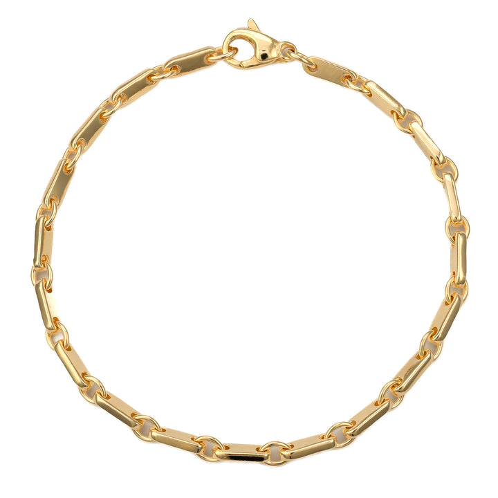 PŁYTKA ZŁOTA BRANSOLETKA 3,00MM 585 ZŁOTA - IDENTIM®