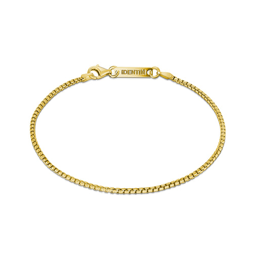 Venezianerkette Armband 925 Silber 18 Karat Vergoldet 2,00mm