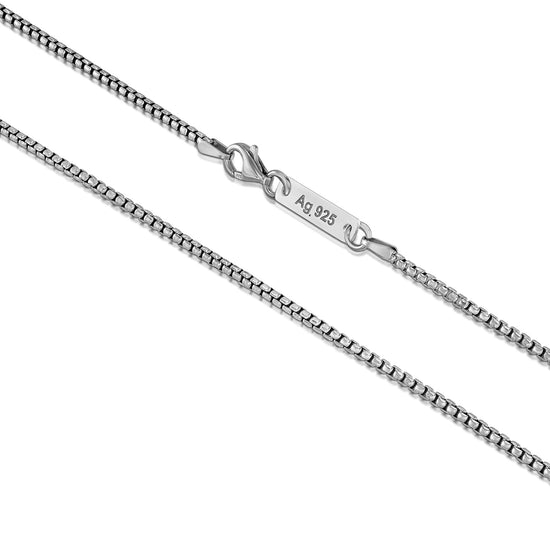 VENETIAN NECKLACE 925 SILVER RHODIUM PLATED 2,00MM - IDENTIM®