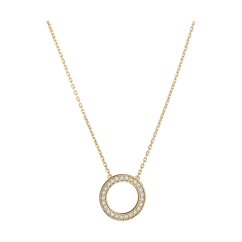 KREIS COLLIER ZIRKONIA 333 GOLD