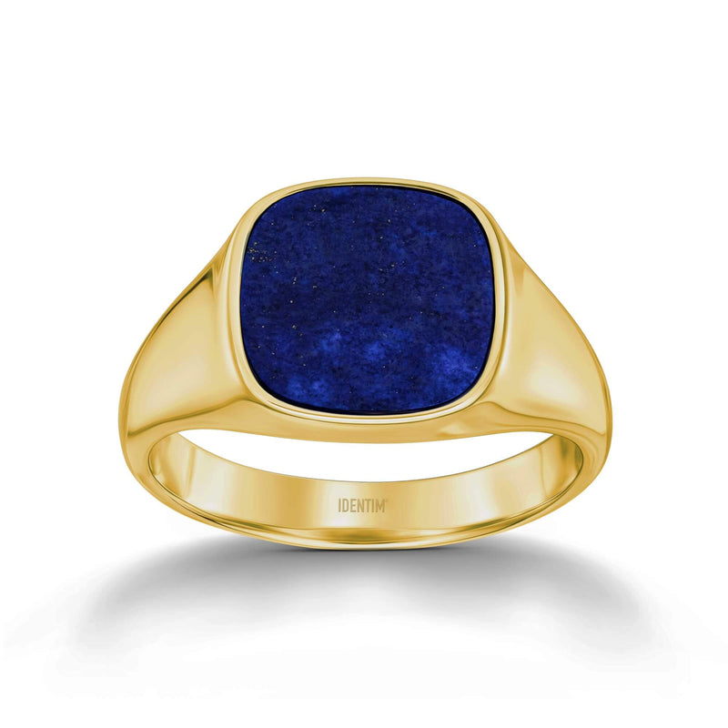 SIEGELRING LAPIS SQUARE 585, 750 GOLD