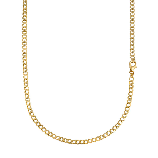 KRULKETTING GOUDEN KETTING 4,00MM 333 GOUD