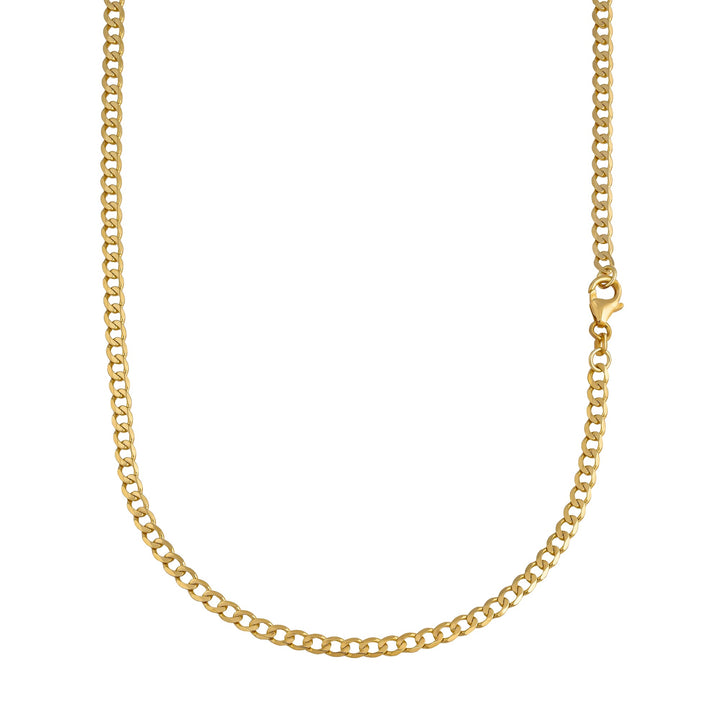 Pantserketting, gouden ketting, 4,00 mm