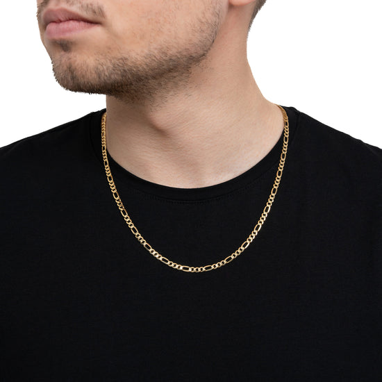 Figarokette Goldkette 4,00mm
