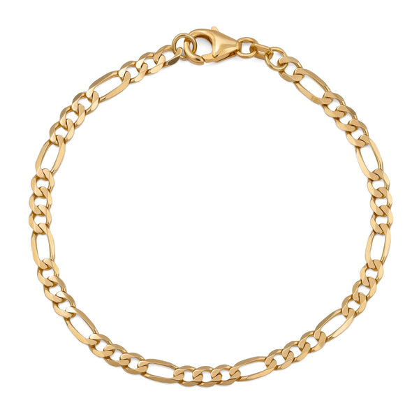 FIGARO ARMBAND GOUD 4,00MM 585 GOUD