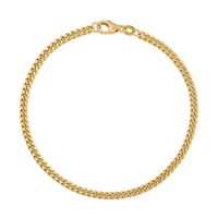 Link Bracelet, Gold Bracelet, 3.00 mm