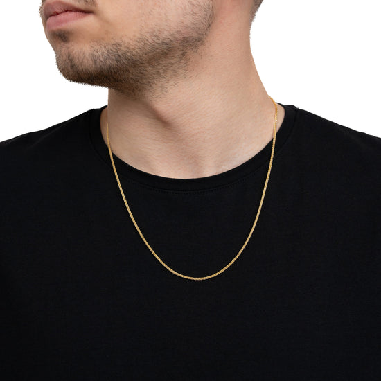 Zopfkette Goldkette 1,70mm