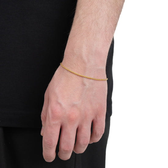 Braided Gold Bracelet, 1.70 mm