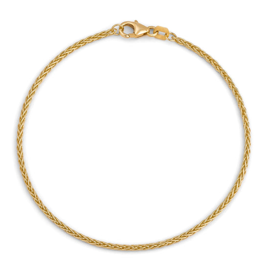 Braided Gold Bracelet, 1.70 mm