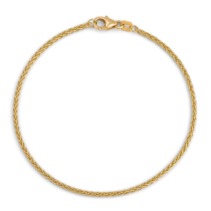 Zopf Armband Goldarmband 1,70mm