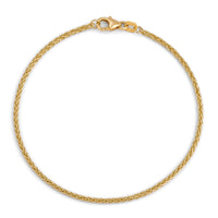 Zopf Armband Goldarmband 1,70mm
