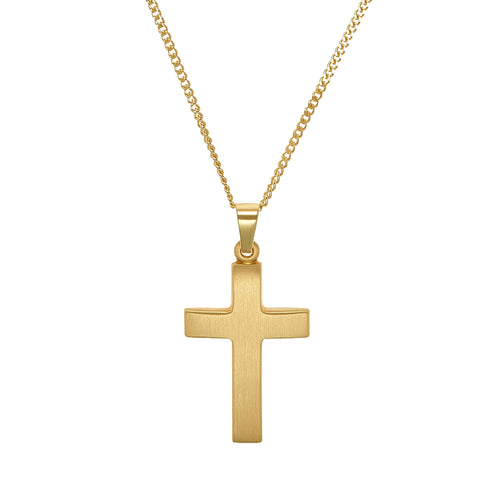 KRUIS FROSTED KETTING 333 GOUD