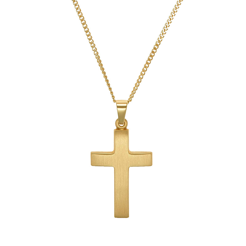 KRUIS FROSTED KETTING 333 GOUD