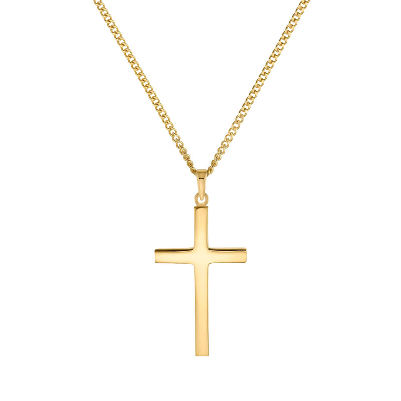 KRUIS MASSIEF COLLIER 585 GOUD