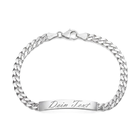 Engraving bracelet Engraving plate Armored ID bracelet