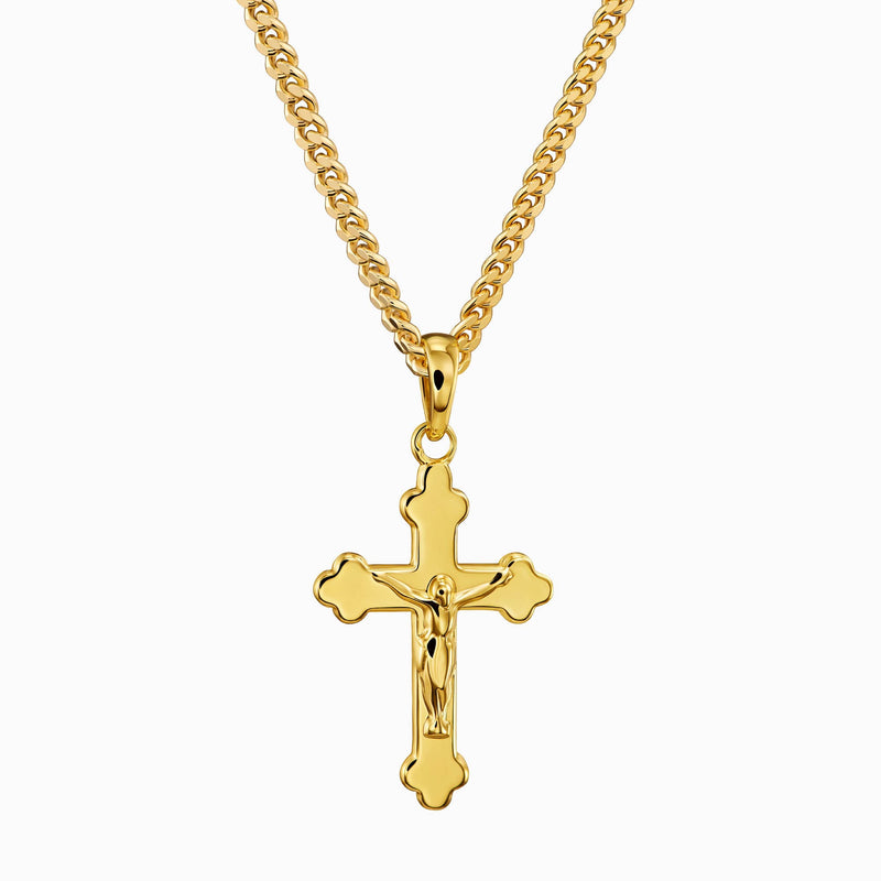 CROSS BODY NECKLACE 925 SILVER 18 CARAT GOLD PLATED