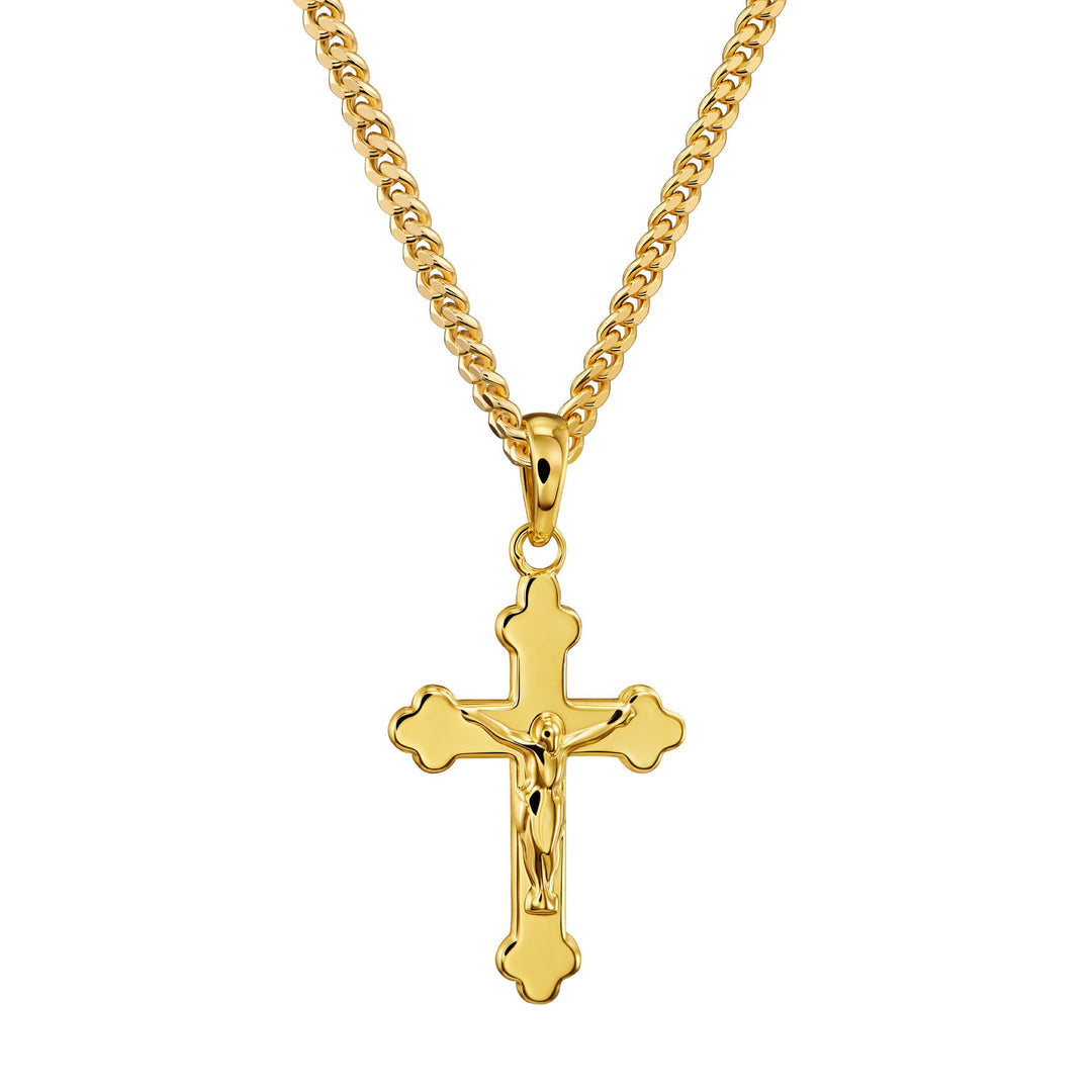 Amor Luxury Gouden ketting heren 585, ketting heren 925/585