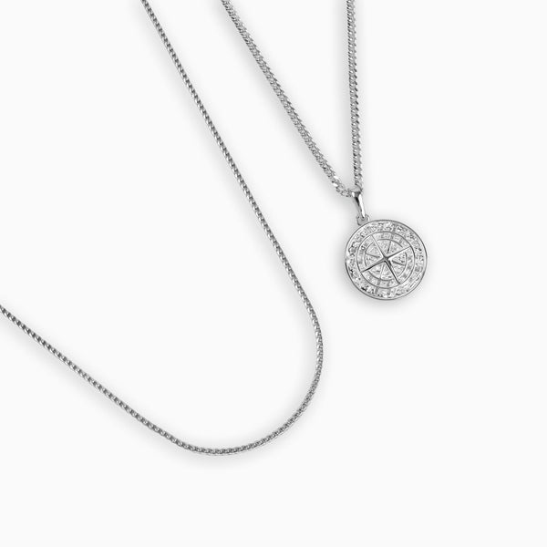COMPASS NECKLACE AND FRANCOKETTE SET