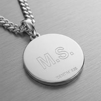 Compass Necklace Pendant Engraving Personalization - 3
