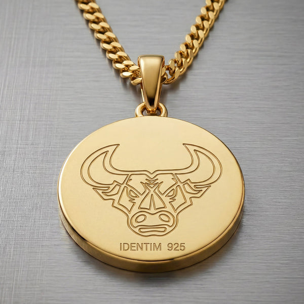 COMPASS NECKLACE CUBIC CHAIN SET - Personalize - 2