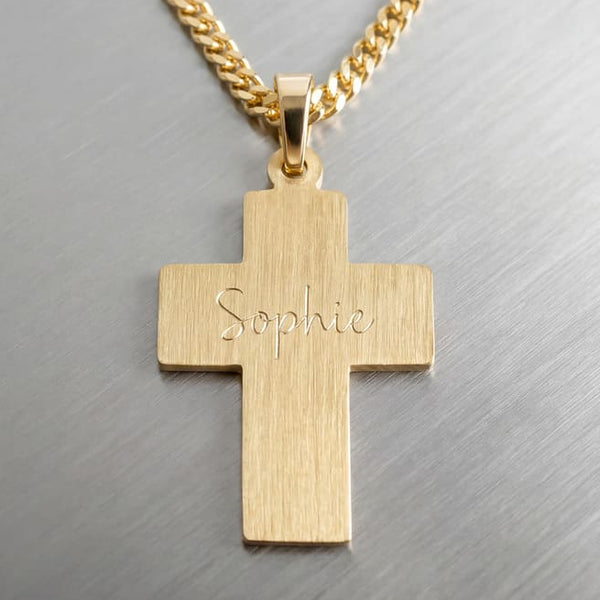 Personalize the Sueno Cross Necklace Pendant - 2