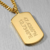 Kompass Halskette Anhänger Personalisieren - 3