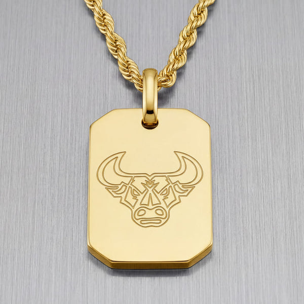 Personalize an Octagon Engraved Pendant Necklace - 2