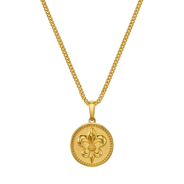 Lelies kettinghanger Gouden hanger