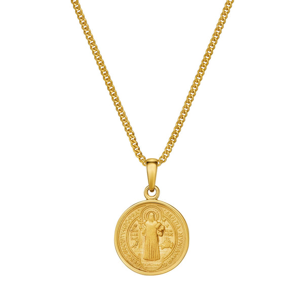 Benedictus kettinghanger Gouden hanger