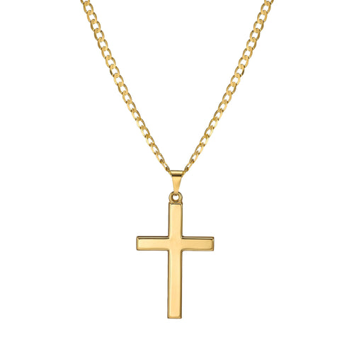 KRUIS BASIS KETTING 333 GOUD