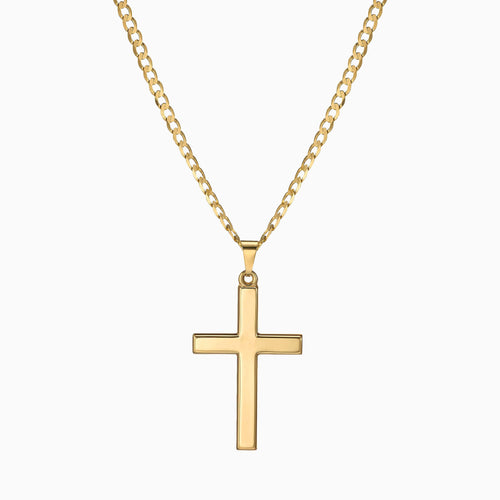 KREUZ BASIC HALSKETTE 333 GOLD