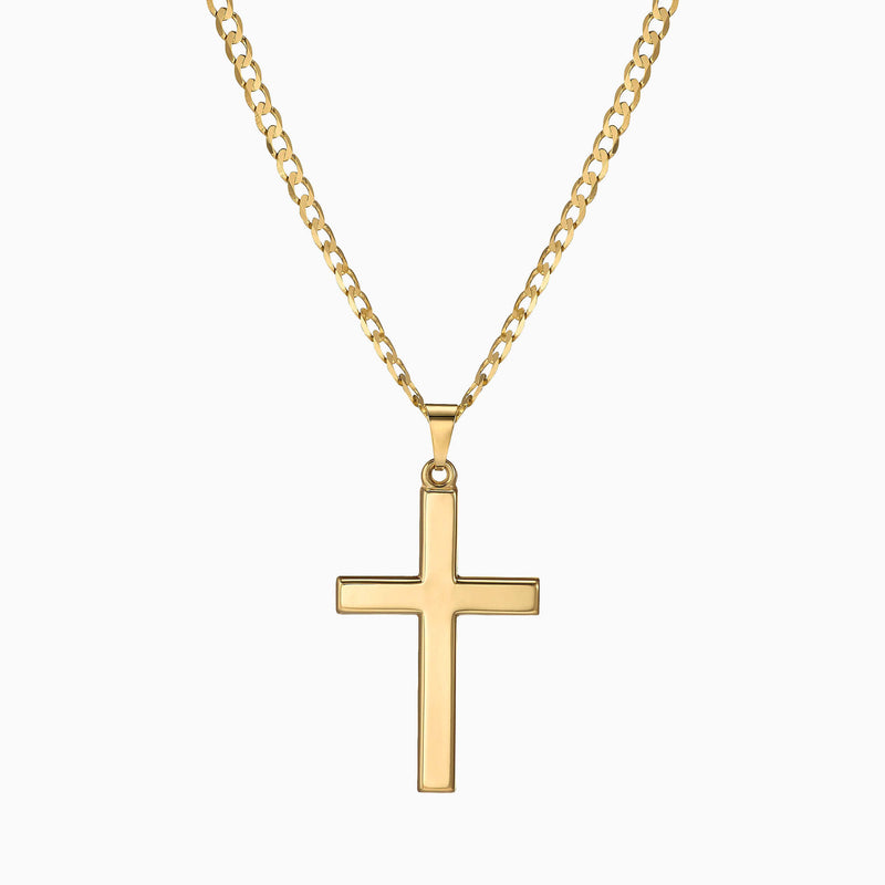 CROSS BASIC NECKLACE 585 GOLD