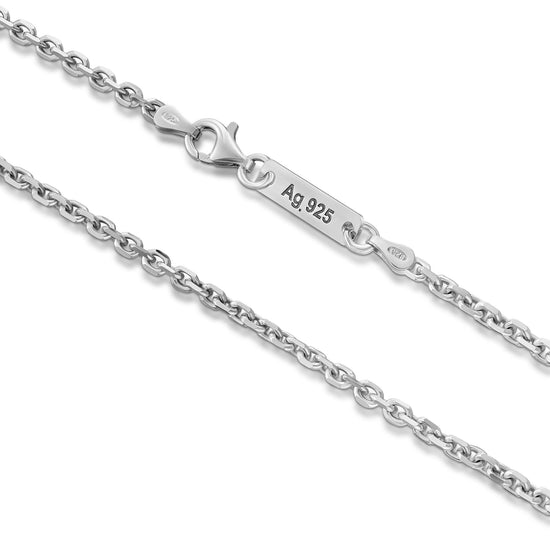 ERBSKETTE ARMBAND 925 SILBER RHODINIERT 2,80MM - IDENTIM®