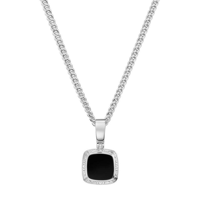 ART NOUVEAU HALSKETTING 925 ZILVER GERHODINEERD