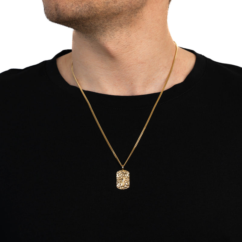 Kompass Halskette Anhänger