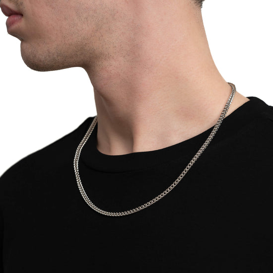 FRANCOKETTE GOLDKETTE 3,50MM 585 WEIßGOLD - IDENTIM®