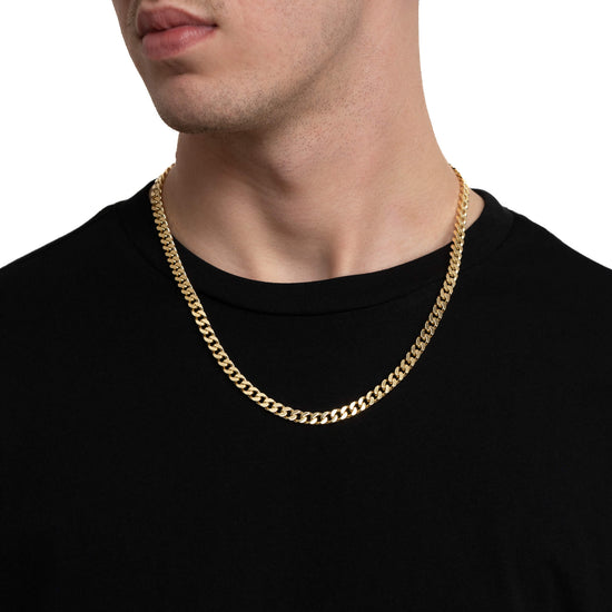 PANZERKETTE GOLDKETTE 6,00MM 750 GOLD - IDENTIM®