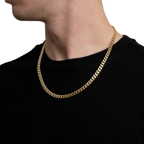 PANZERKETTE GOLDKETTE 6,00MM 585 GOLD - IDENTIM®