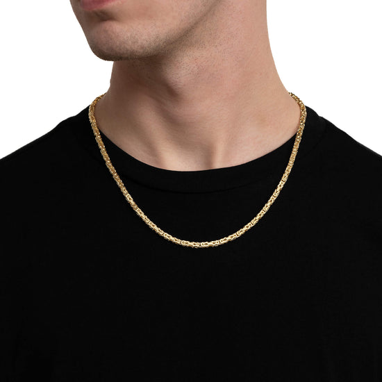 KÖNIGSKETTE GOLDKETTE 4,00MM 585 GOLD - IDENTIM®