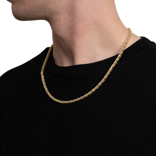 KÖNIGSKETTE GOLDKETTE 4,00MM 585 GOLD - IDENTIM®