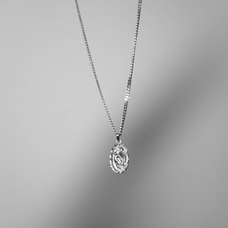 Engel Halskette 925 Silber 18 Karat Rhodiniert – IDENTIM®